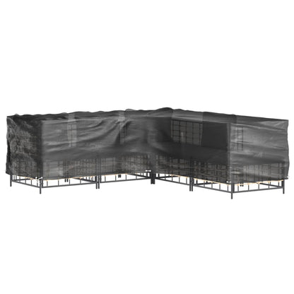 Coperture Mobili da Giardino a L 2pz 16 Occhielli 285x285x70cm | homemem39