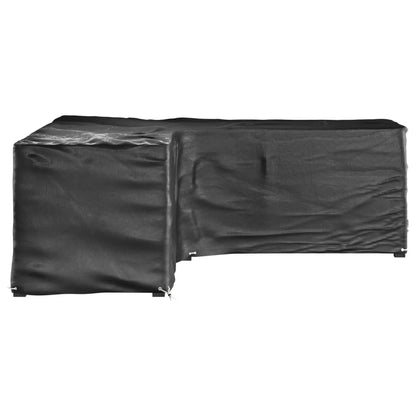 Coperture Mobili da Giardino a L 2pz 16 Occhielli 285x285x90cm | homemem39