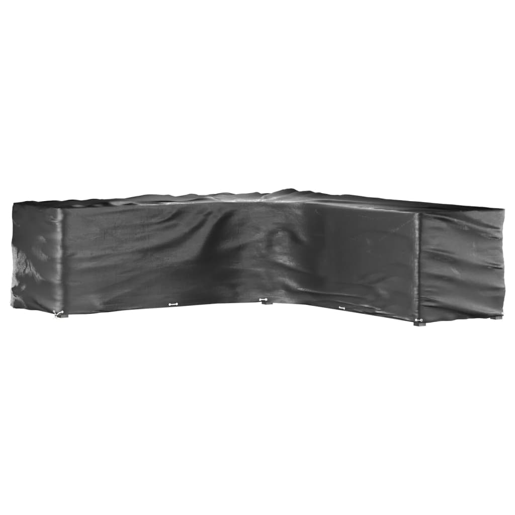 Coperture Mobili da Giardino a L 2pz 20 Occhielli 300x300x90cm | homemem39