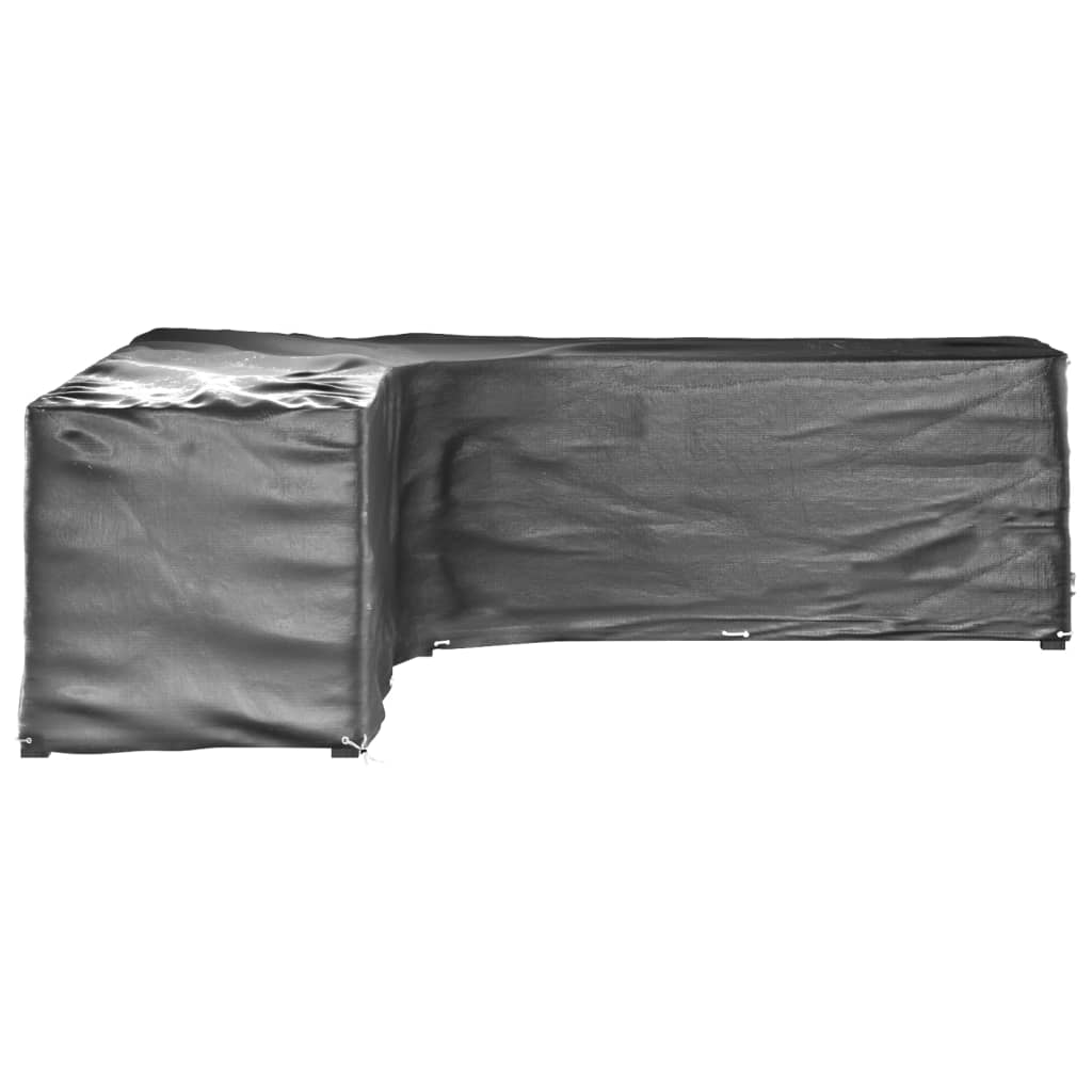 Coperture Mobili da Giardino a L 2pz 20 Occhielli 300x300x90cm | homemem39
