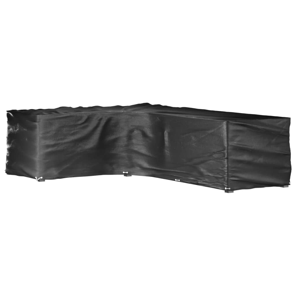 Coperture Mobili da Giardino a L 2pz 18 Occhielli 220x285x80cm | homemem39