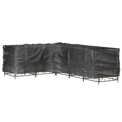 Coperture Mobili da Giardino a L 2pz 18 Occhielli 220x285x80cm | homemem39
