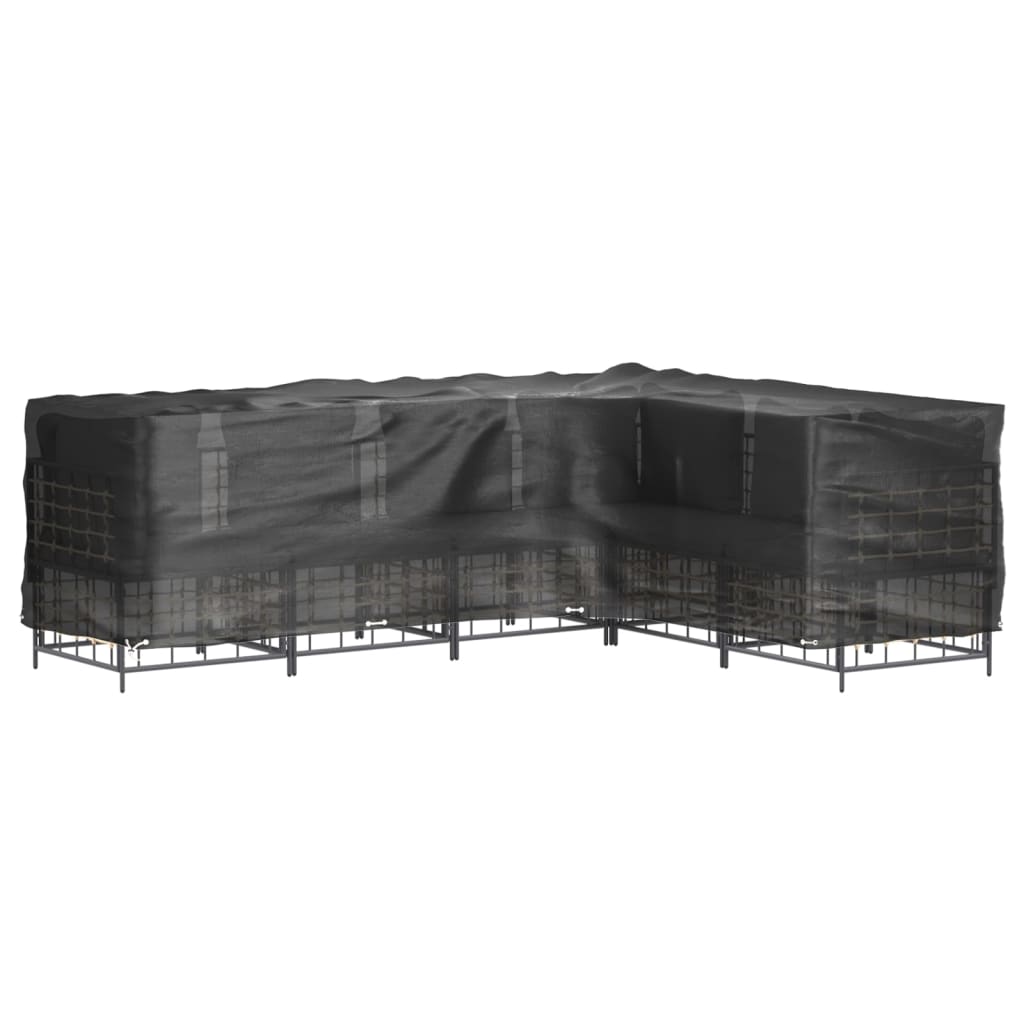 Coperture Mobili da Giardino a L 2pz 16 Occhielli 260x210x80cm | homemem39