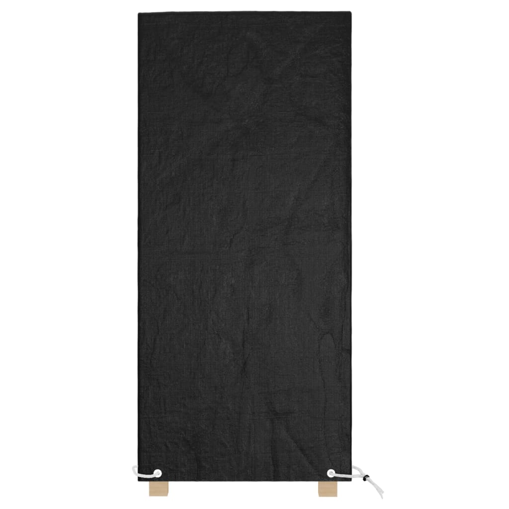 Copri Sedie da Giardino 2pz 8 Occhielli 75x70x140cm Polietilene | homemem39