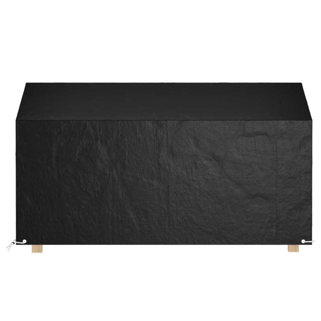 Copri Panche Giardino 2pz 8Occhielli 190x70x70/88cm Polietilene | homemem39