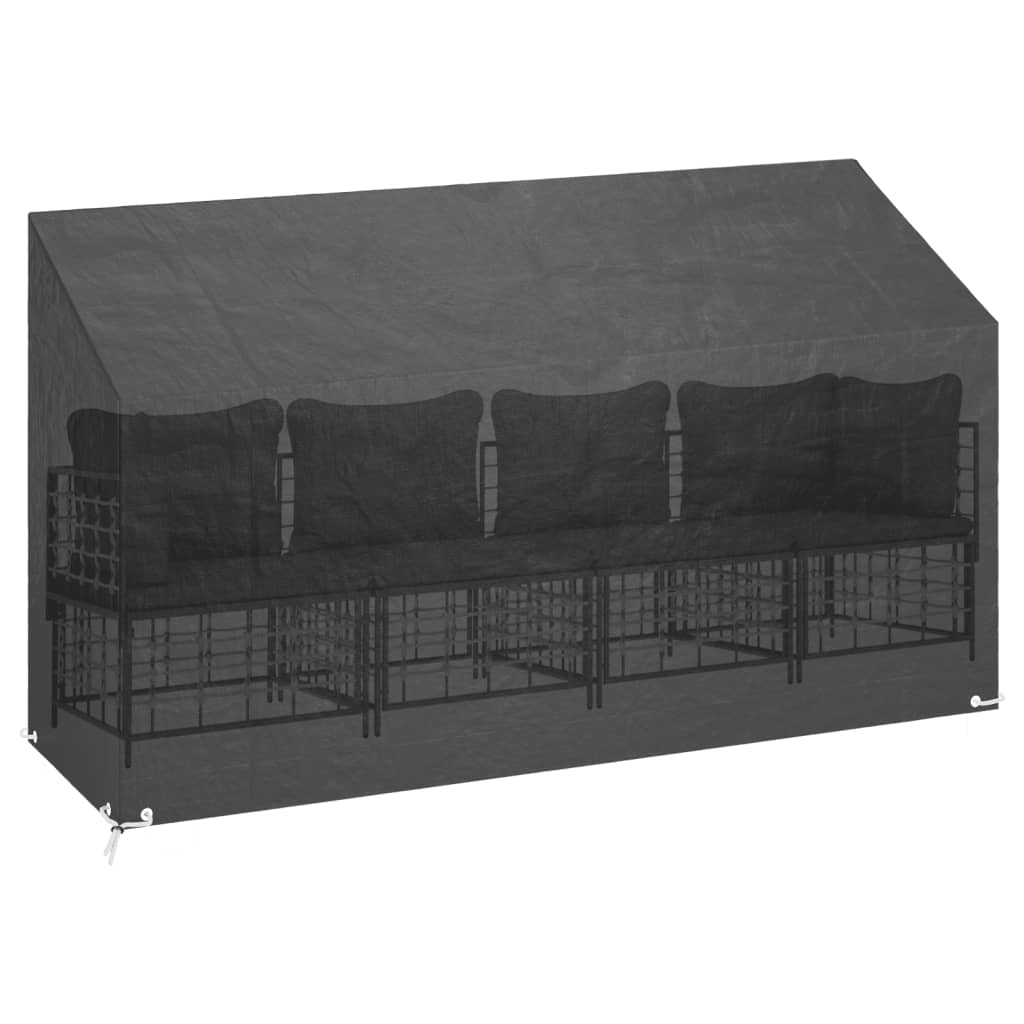 Copri Panche Giardino 2pz 12Occhielli 210x70x70/88 Polietilene