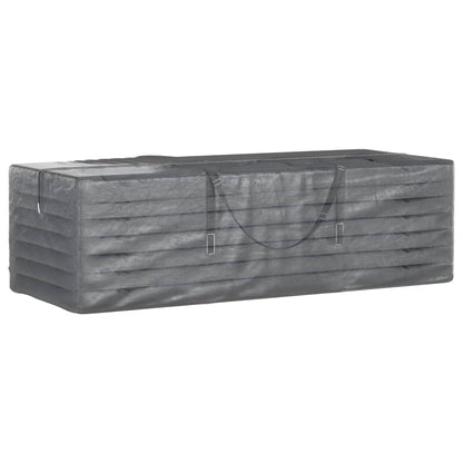 Borse Porta Cuscini Giardino 2pz Nere 135x40x55 cm Polietilene | homemem39