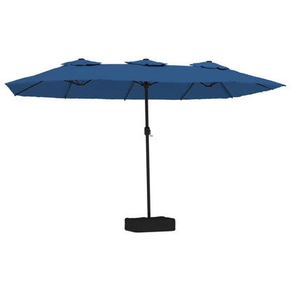 Ombrellone a Doppia Testa Azzurro 449x265 cm | homemem39