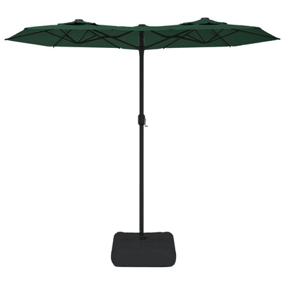 Ombrellone a Doppia Testa Verde 316x145 cm - homemem39