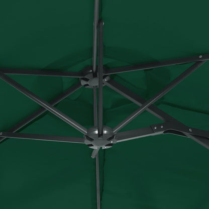 Ombrellone a Doppia Testa Verde 316x145 cm - homemem39