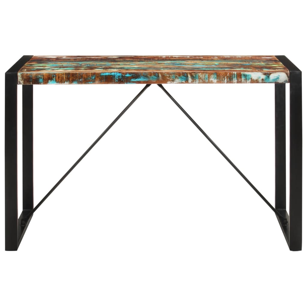 Tavolo da Pranzo 120x55x76 cm in Legno Massello di Recupero | homemem39