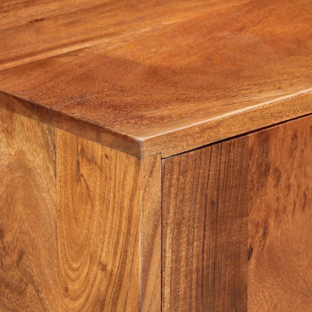 Credenza 60x35x75 cm in Legno Massello di Acacia