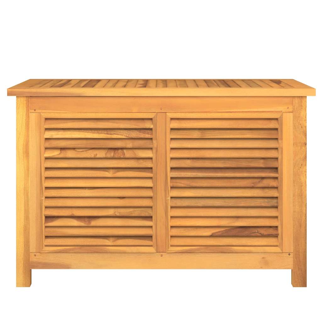 Contenitore Giardino con Borsa 90x50x58cm Legno Massello Teak
