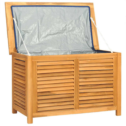 Contenitore Giardino con Borsa 90x50x58cm Legno Massello Teak | homemem39