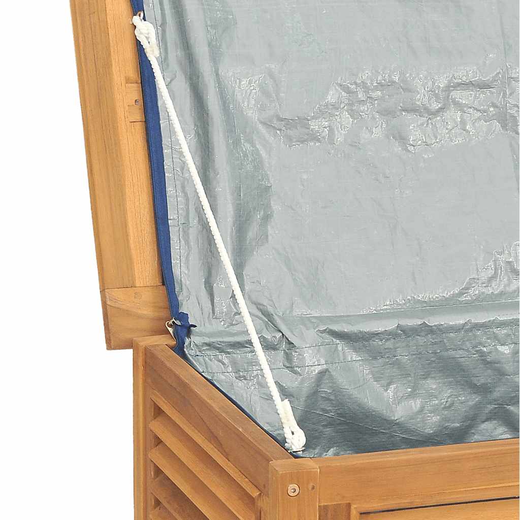 Contenitore Giardino con Borsa 175x50x55 cm Legno Massello Teak | homemem39