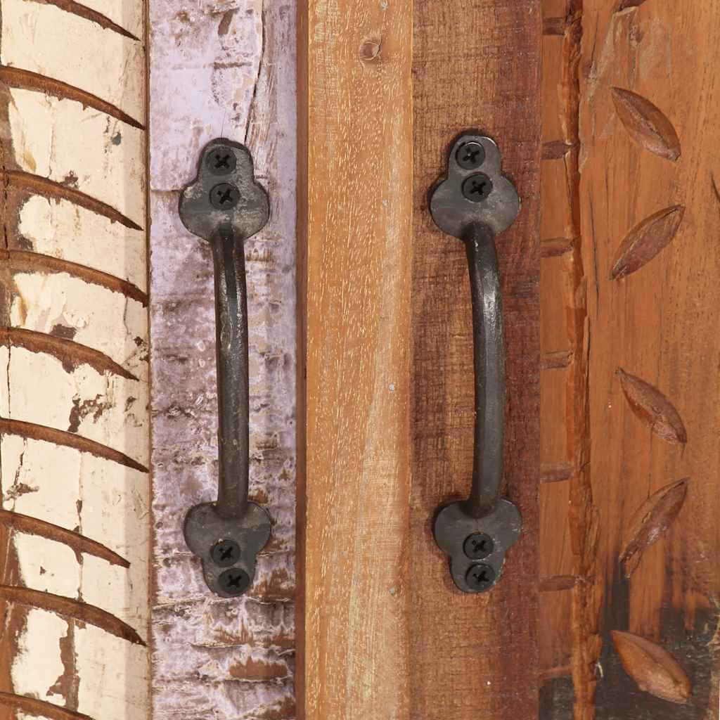 Set Mobili da Bagno 4 pz in Legno Massello di Recupero | homemem39