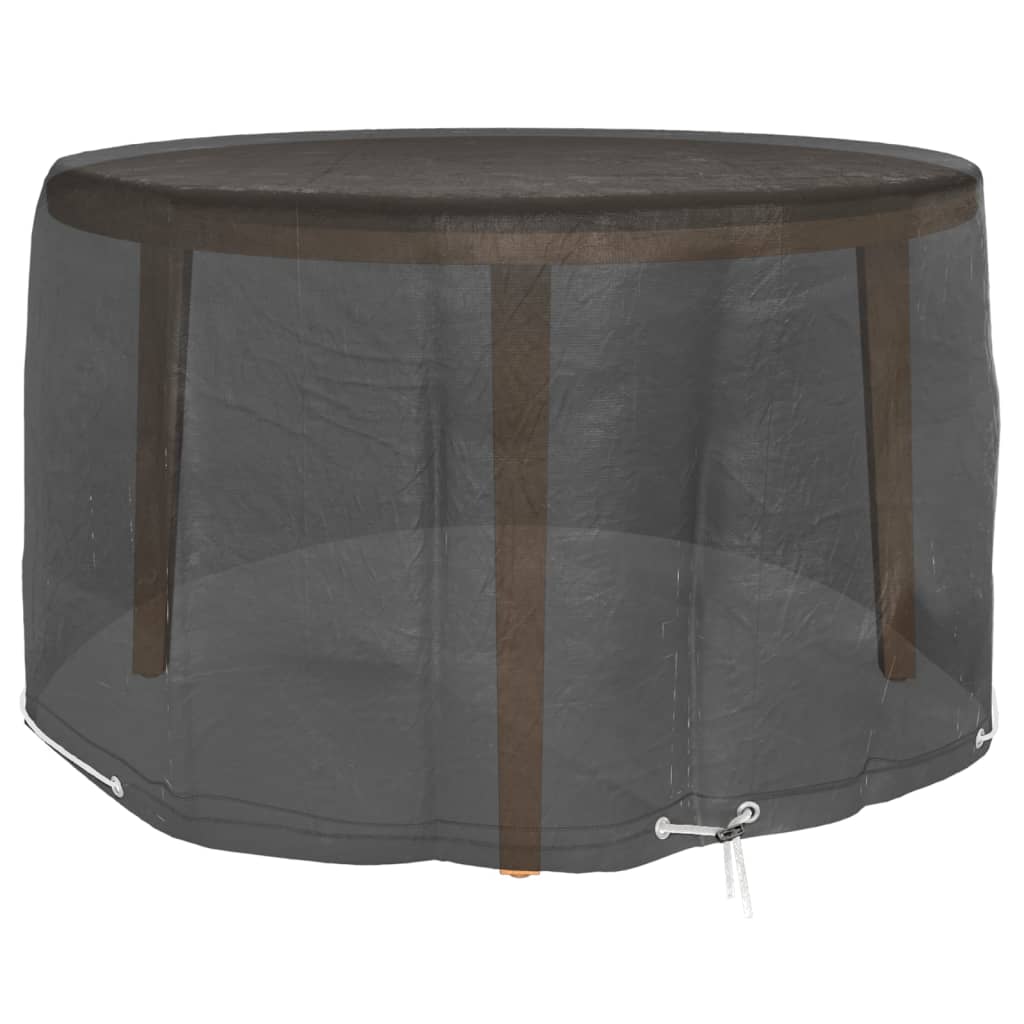 Copertura Mobili da Giardino con 6 Occhielli Ø125x75 cm Rotonda | homemem39
