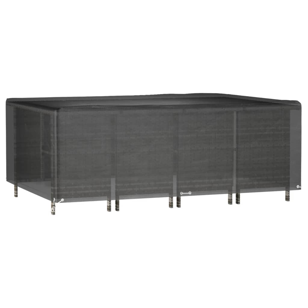 Copertura Mobili Giardino 12 Occhielli 240x180x80 Rettangolare - homemem39