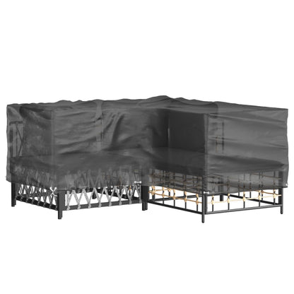 Copertura Mobili da Giardino a L 16 Occhielli 215x215x70 cm