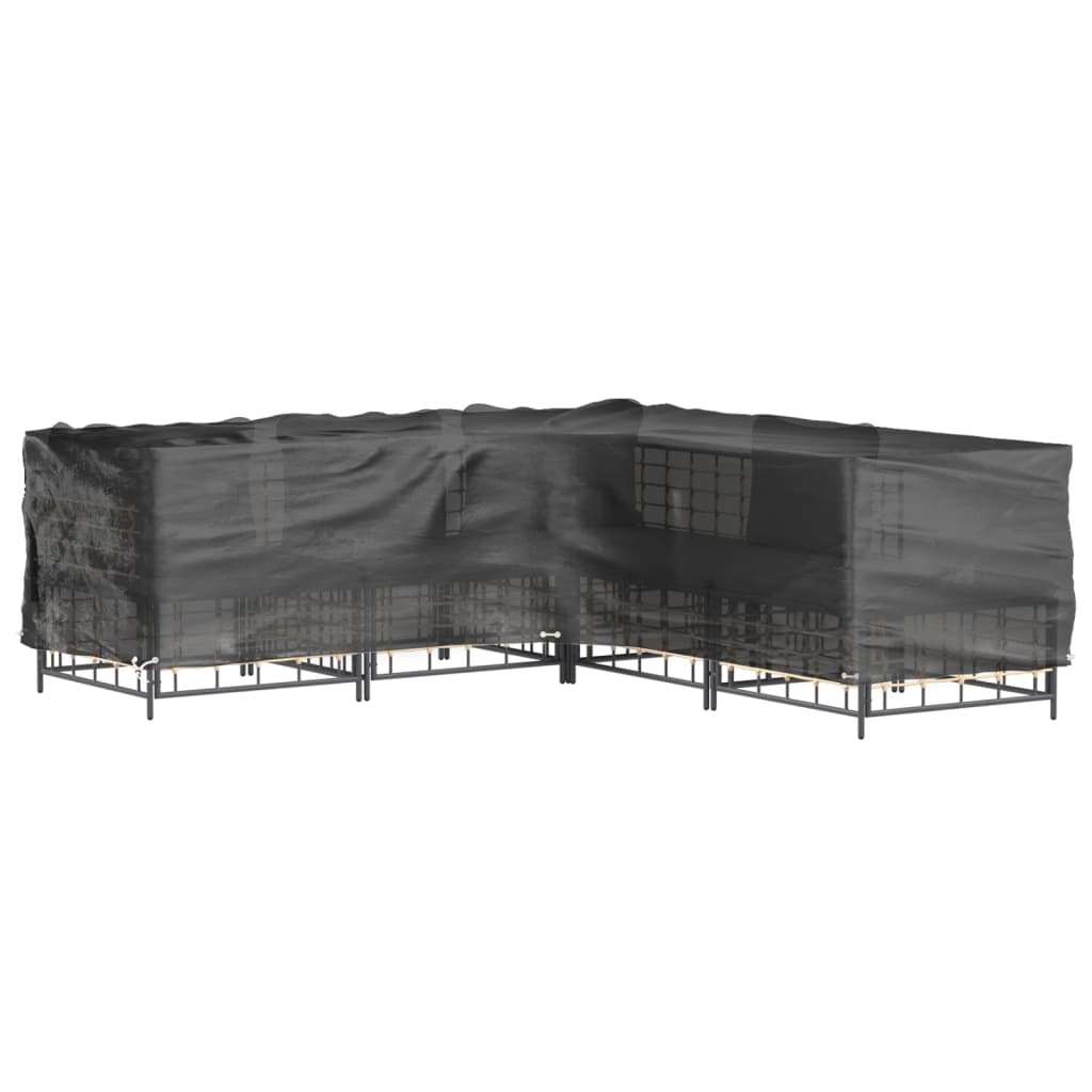 Copertura Mobili da Giardino a L 16 Occhielli 250x250x70 cm