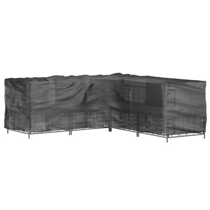 Copertura Mobili da Giardino a L 16 Occhielli 285x285x70 cm | homemem39