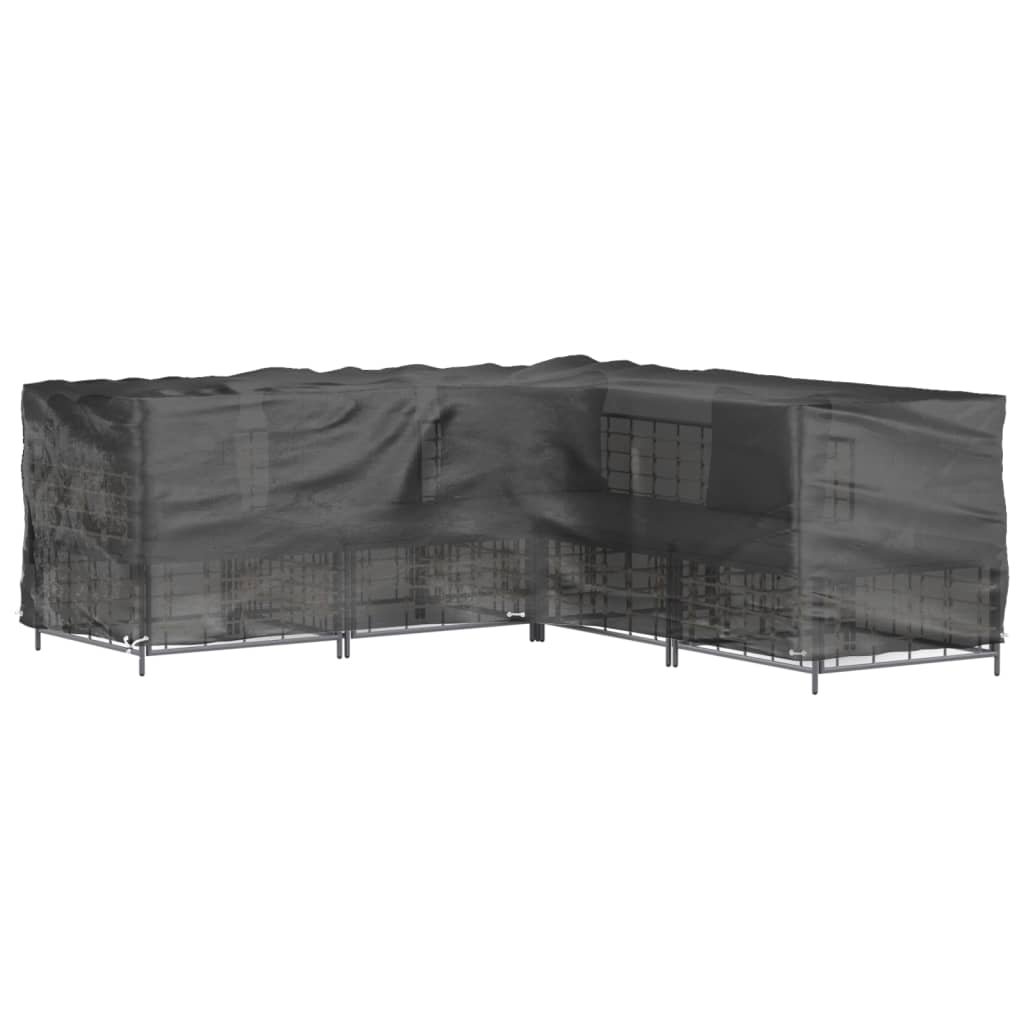 Copertura Mobili da Giardino a L 20 Occhielli 300x300x70 cm | homemem39