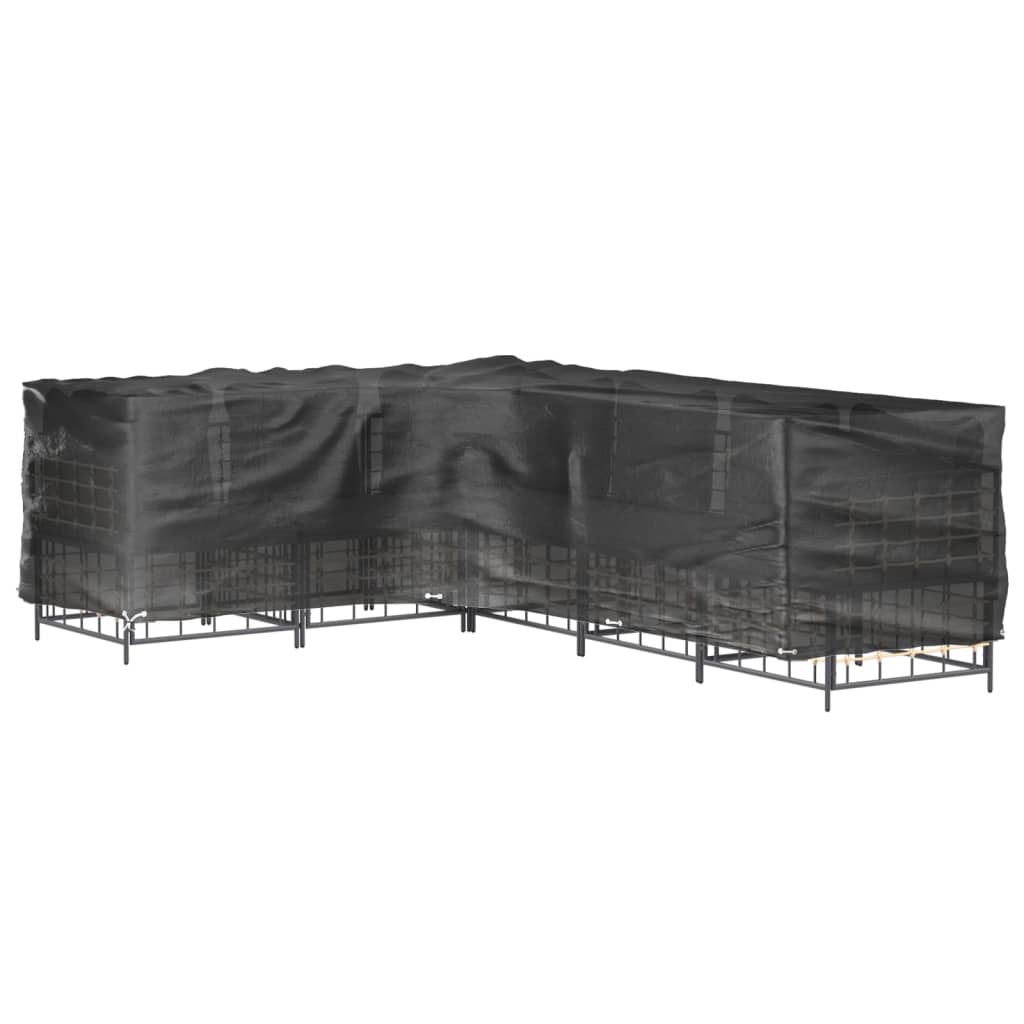 Copertura Mobili da Giardino a L 18 Occhielli 285x220x80 cm | homemem39