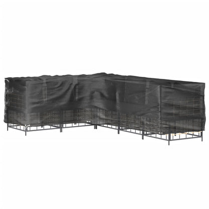 Copertura Mobili da Giardino a L 16 Occhielli 260x210x80 cm - homemem39