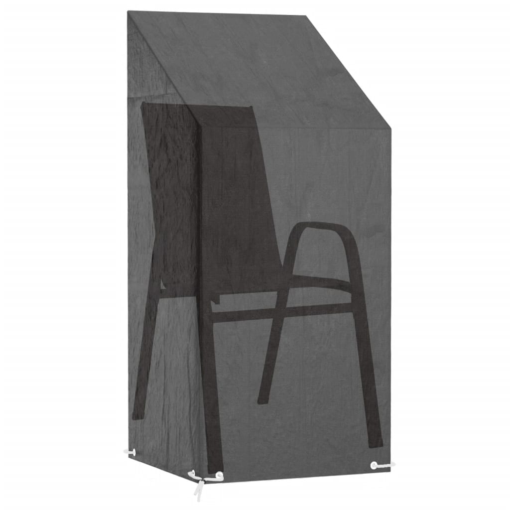 Copri Sedia da Giardino 8 Occhielli 65x65x110/150cm Polietilene | homemem39