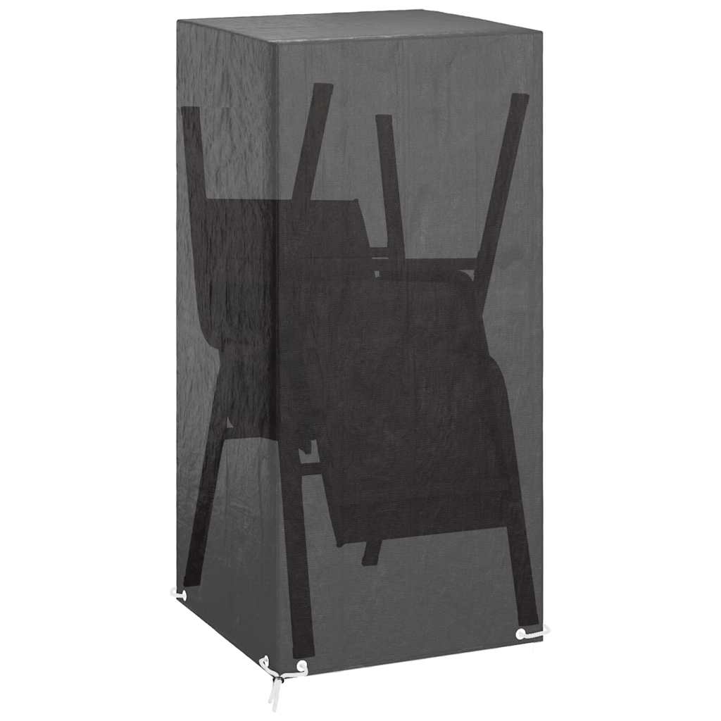 Copri Sedia da Giardino 8 Occhielli 75x70x140 cm Polietilene