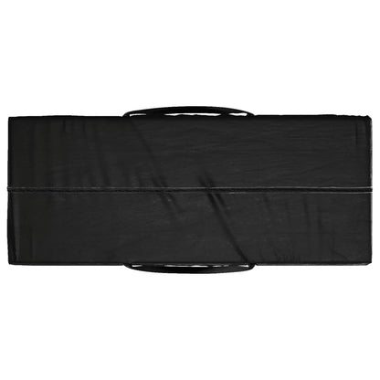 Borsa Porta Cuscini da Giardino Nera 135x40x55 cm Polietilene | homemem39