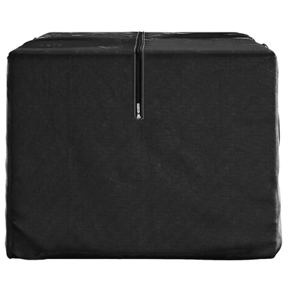 Borsa Porta Cuscini da Giardino Nera 150x75x75 cm Polietilene | homemem39