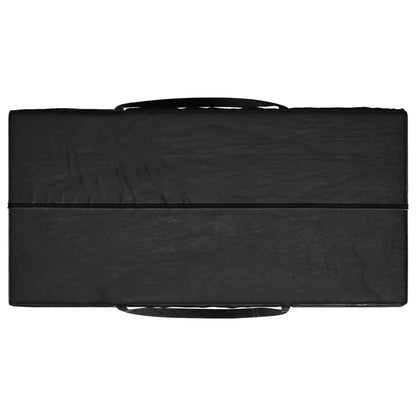 Borsa Porta Cuscini da Giardino Nera 150x75x75 cm Polietilene | homemem39