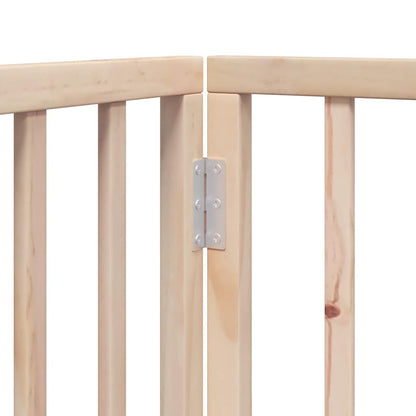 Cancello per Cani Pieghevole 6 Pannelli 480 cm Legno di Pioppo | homemem39