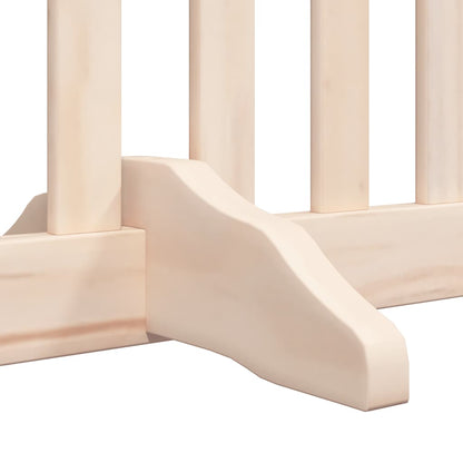 Cancello per Cani Pieghevole 6 Pannelli 480 cm Legno di Pioppo | homemem39