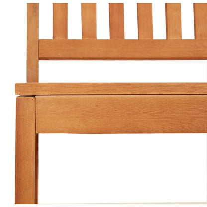 Panca da Giardino 80 cm Legno Massello di Eucalipto | homemem39