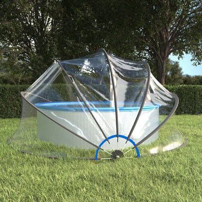 Cupola per Piscina Rotonda 467x234 cm PVC - homemem39
