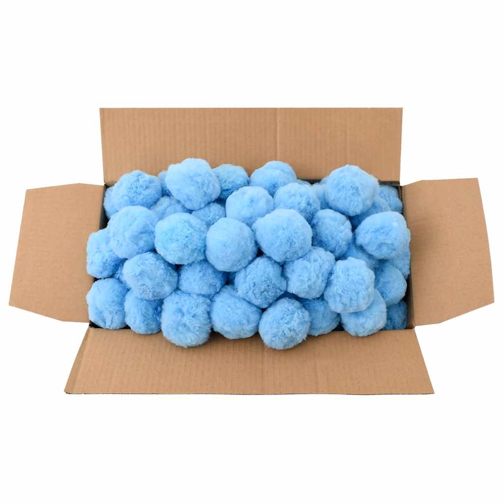 Sfera Filtrante Antibatterica per Piscina Blu 700g Polietilene | homemem39