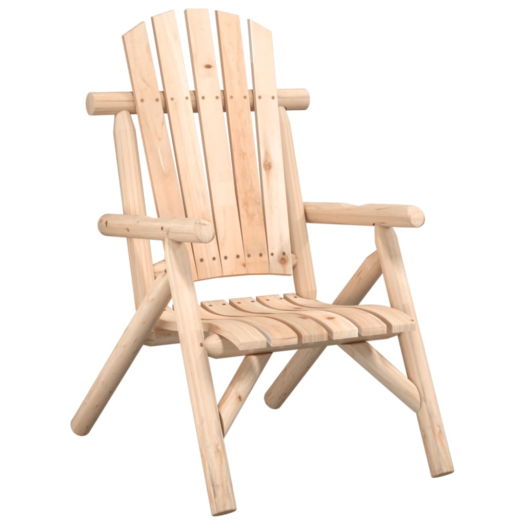 Sedia da Giardino 68x86x103 cm in Legno Massello di Abete Rosso | homemem39