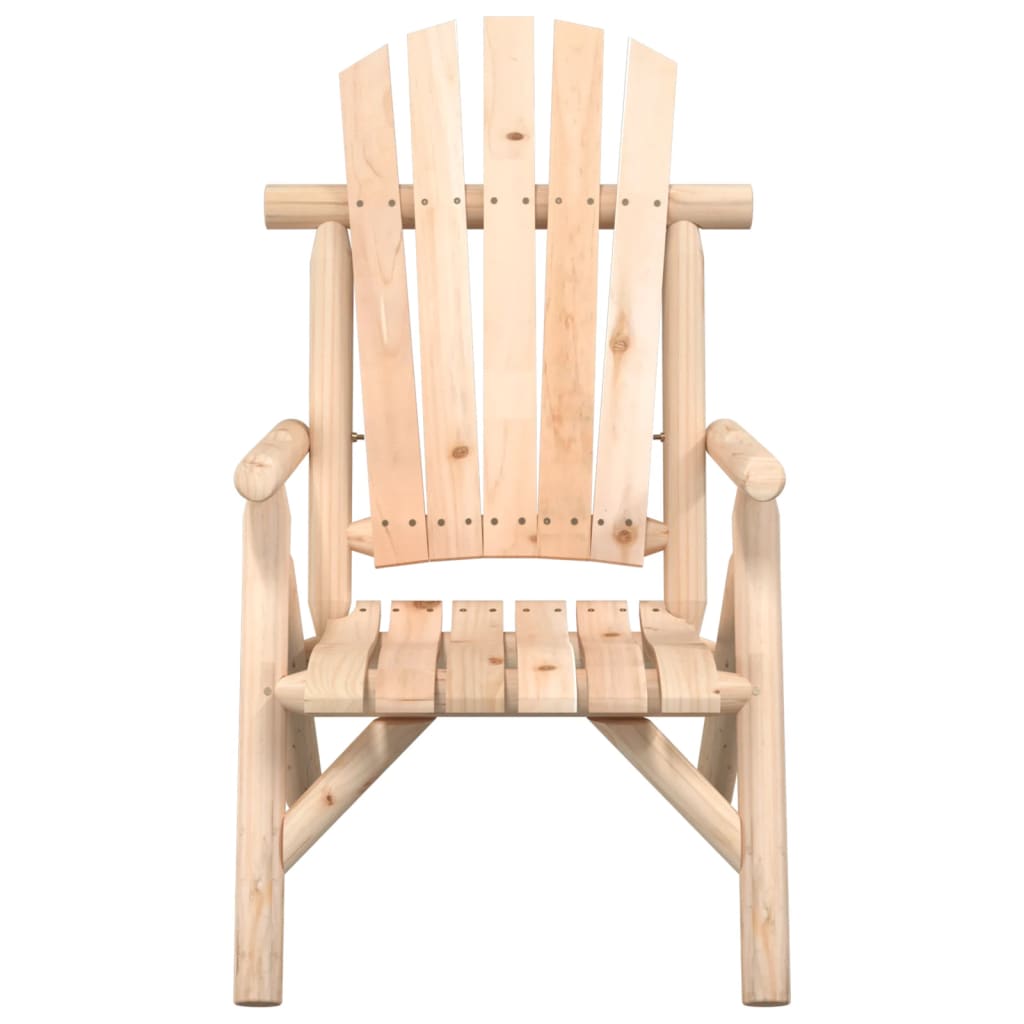 Sedia da Giardino 68x86x103 cm in Legno Massello di Abete Rosso | homemem39