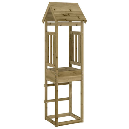 Torre da Gioco 52,5x46,5x206,5 cm in Legno di Pino Impregnato | homemem39