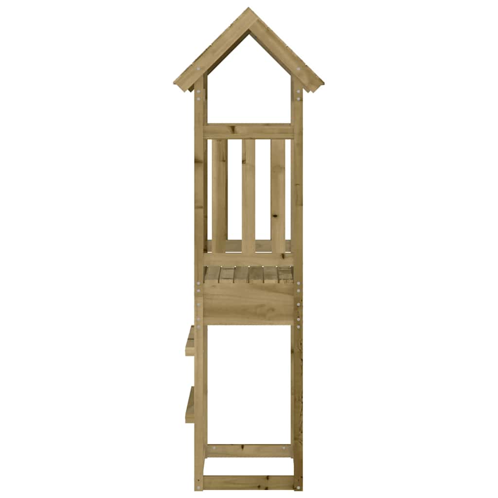 Torre da Gioco 52,5x46,5x206,5 cm in Legno di Pino Impregnato | homemem39