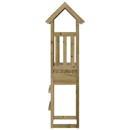 Torre da Gioco 52,5x46,5x206,5 cm in Legno di Pino Impregnato | homemem39