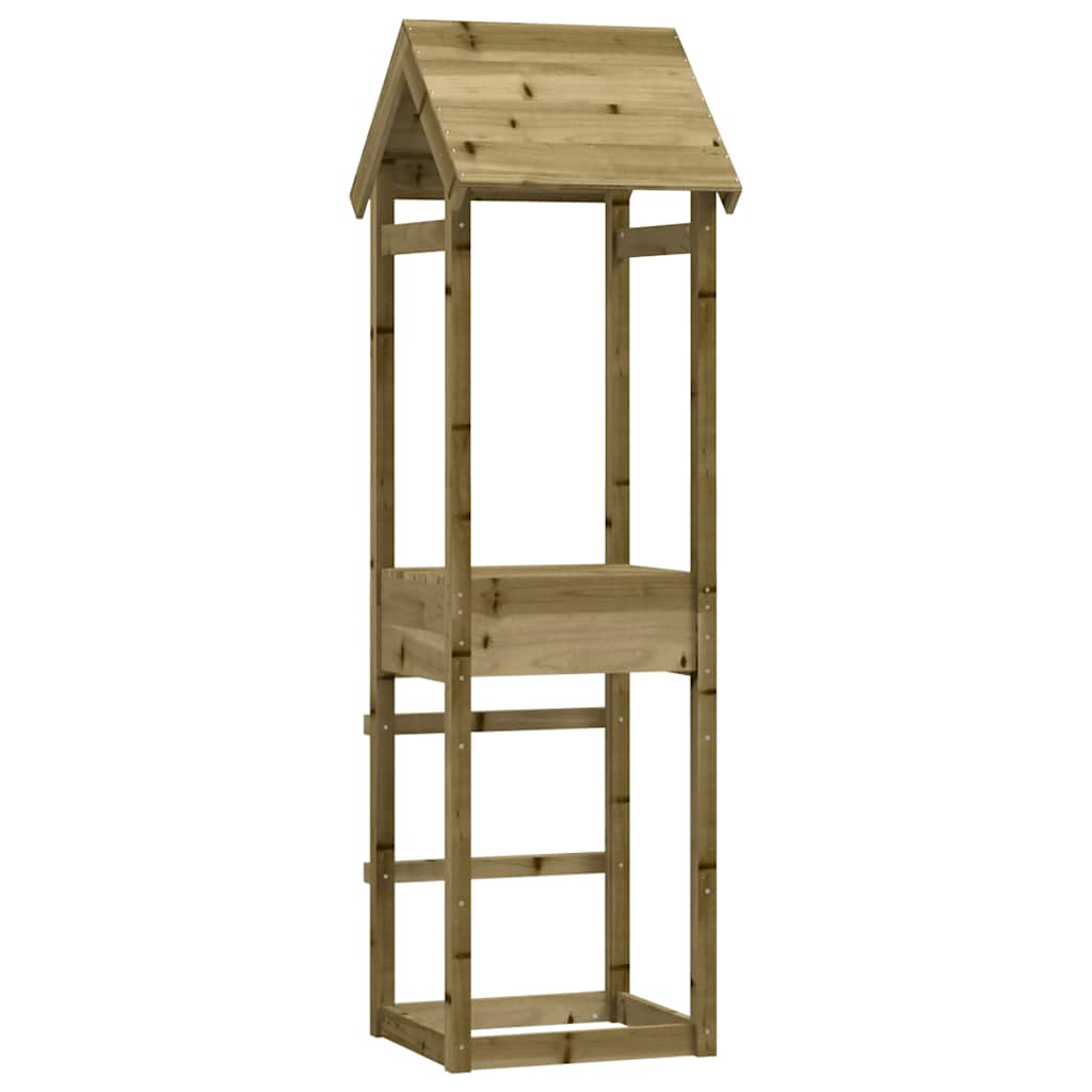 Torre da Gioco 53x46,5x194 cm in Legno di Pino Impregnato | homemem39