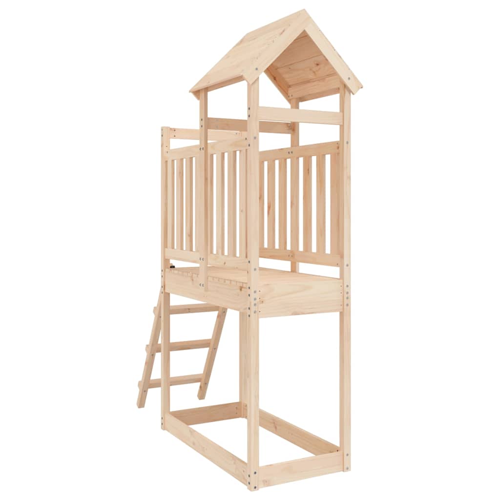 Set da Gioco da Esterno 53x110x214 cm in Legno Massello di Pino | homemem39