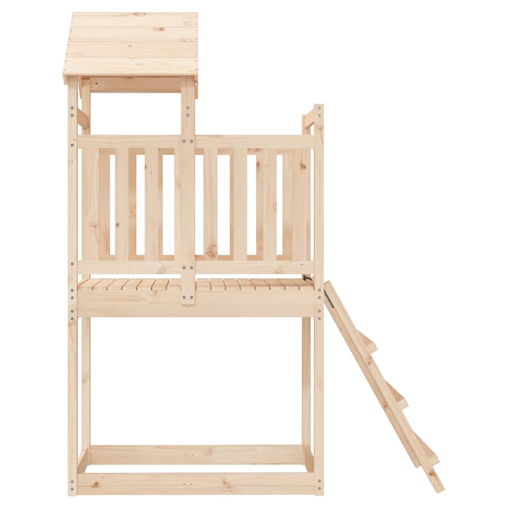 Set da Gioco da Esterno 53x110x214 cm in Legno Massello di Pino | homemem39
