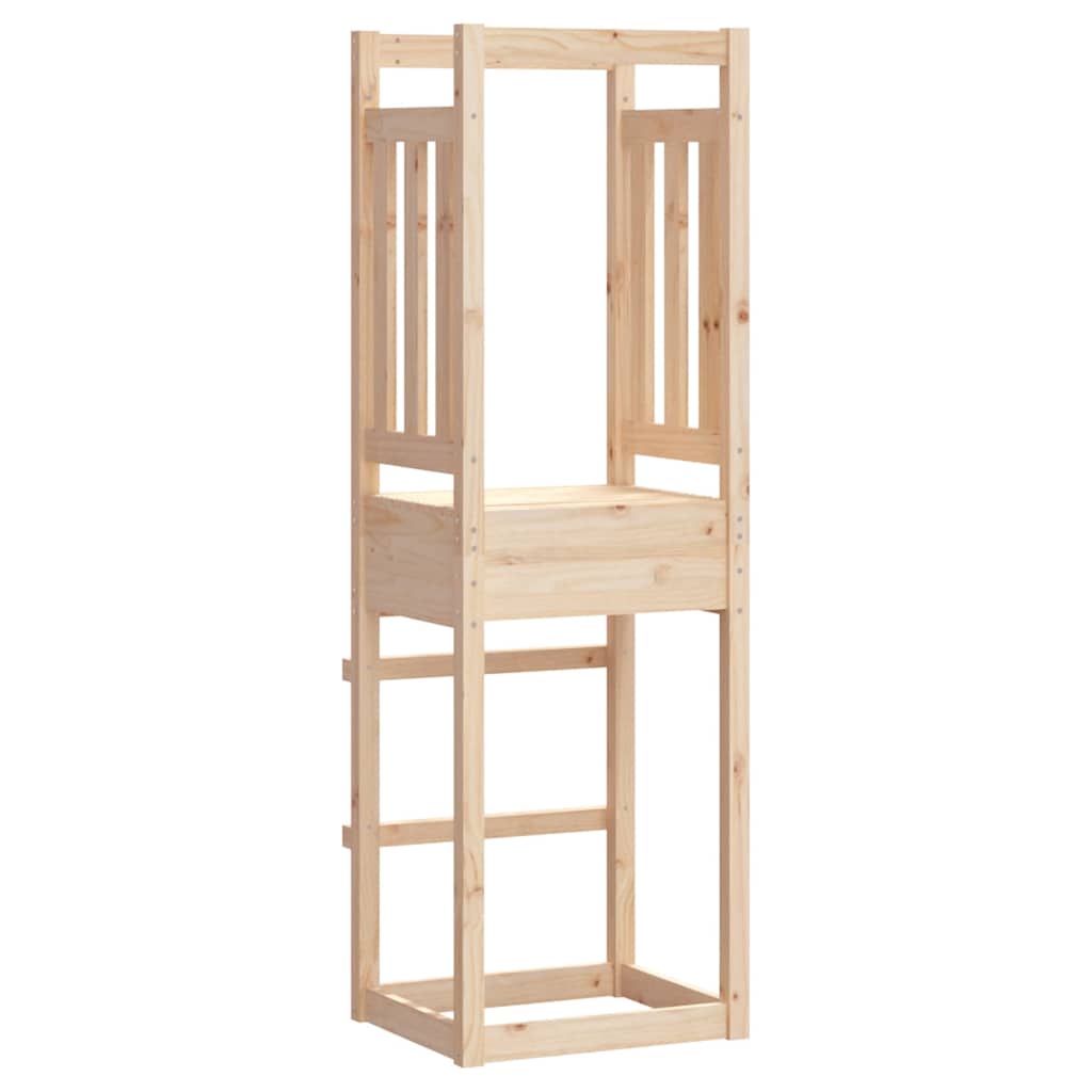 Torre da Gioco 53x46,5x169 cm in Legno Massello di Pino | homemem39