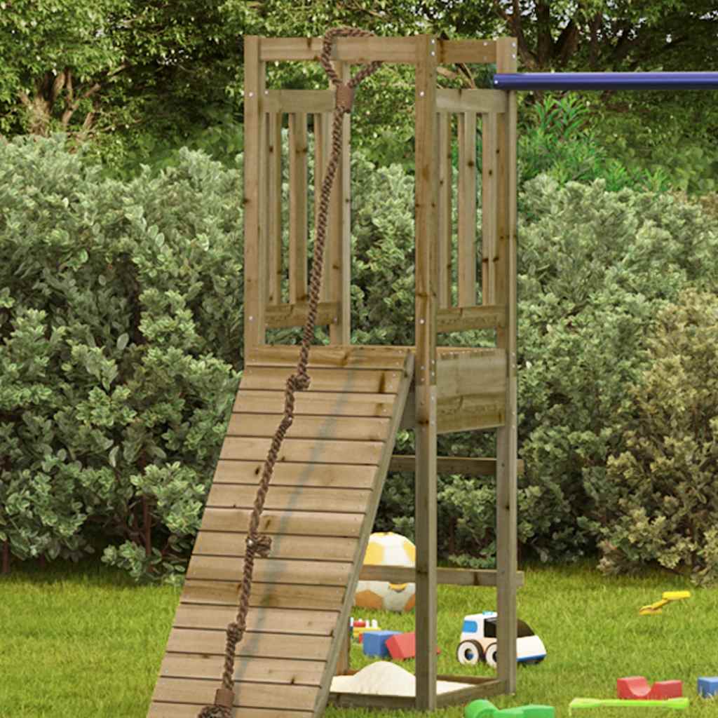 Torre da Gioco 53x46,5x169 cm in Legno di Pino Impregnato | homemem39