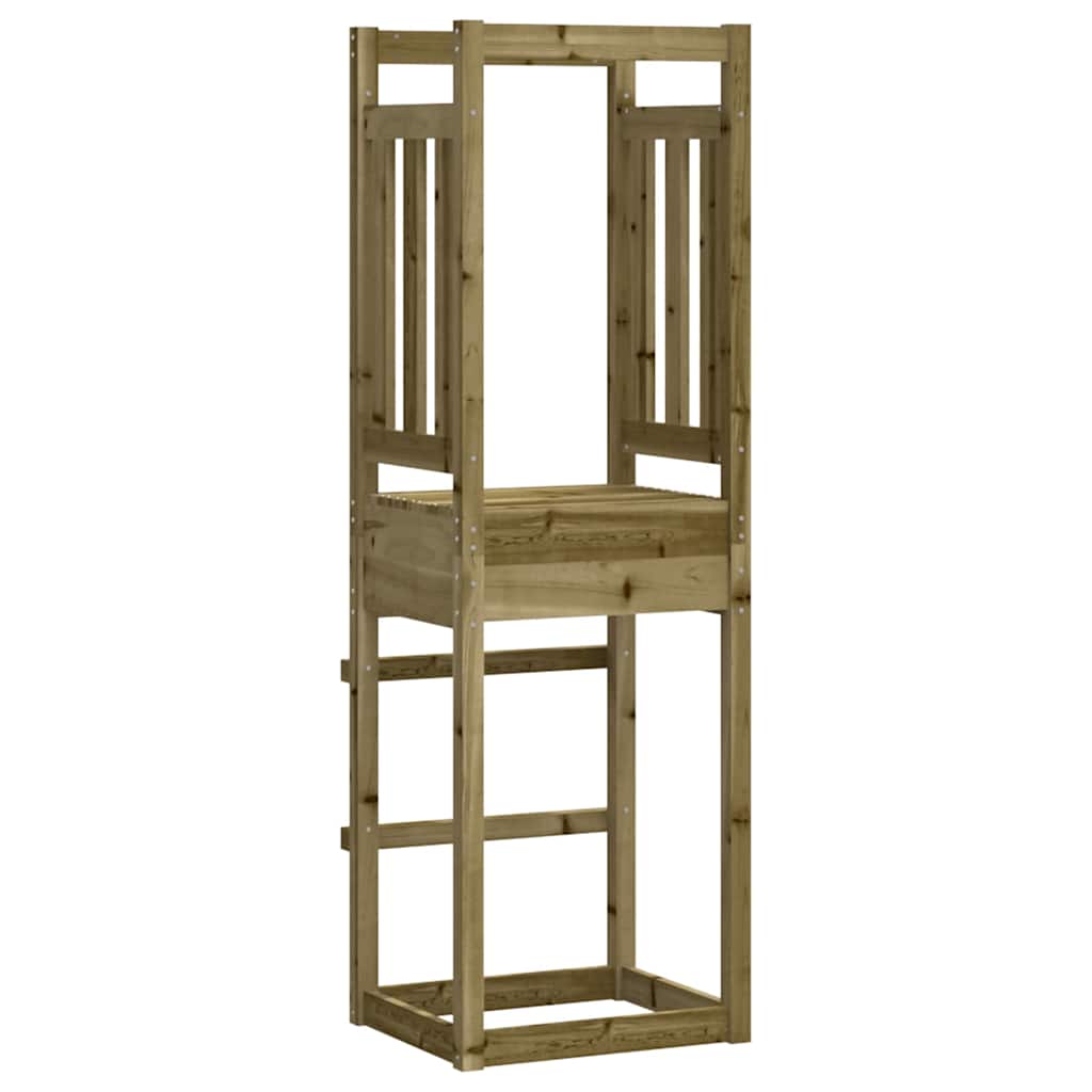Torre da Gioco 53x46,5x169 cm in Legno di Pino Impregnato | homemem39
