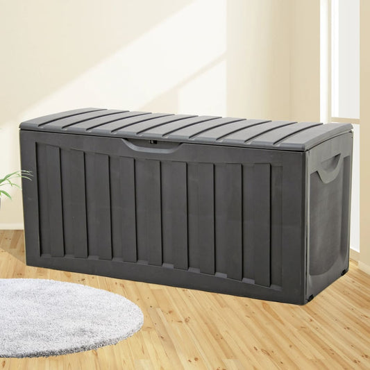 Contenitore Portaoggetti Nero 118x53x57 cm in Polipropilene - homemem39